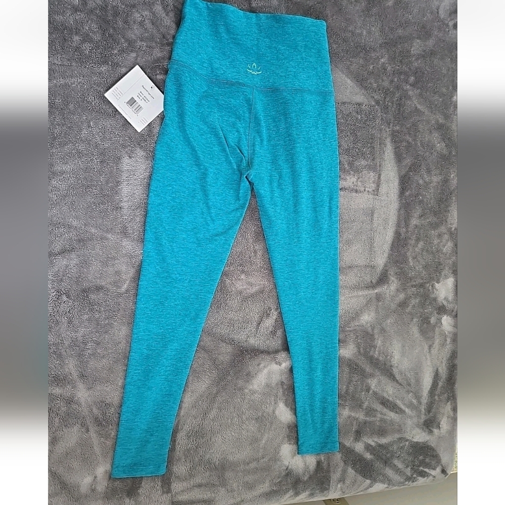Beyond Yoga Teal Hooded Top